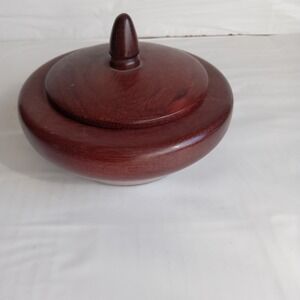Wood Canister  Round